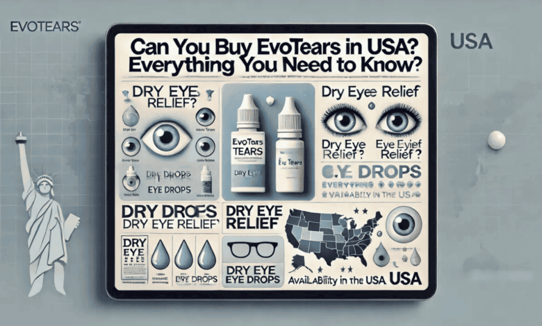 can you buy evotears in usa