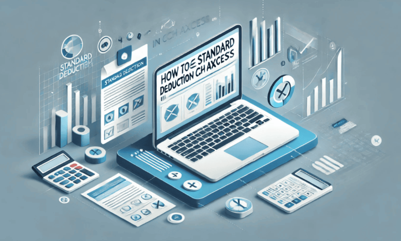 how to force standard deduction in cch axcess