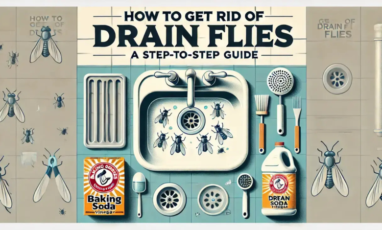 how to get rid of drain flies