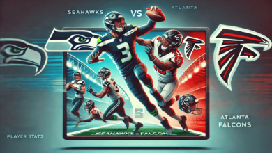 seahawks vs atlanta falcons match player stats