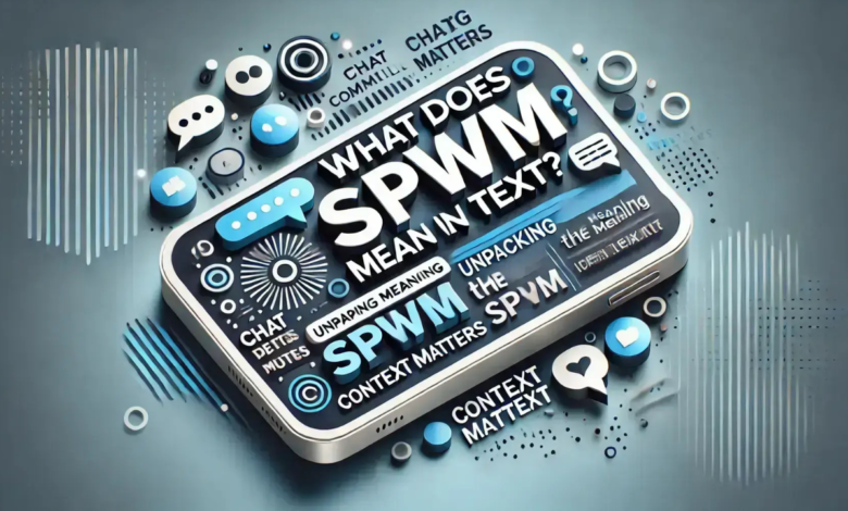 what does spwm mean in text