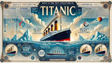 what is the text structure of the titanic