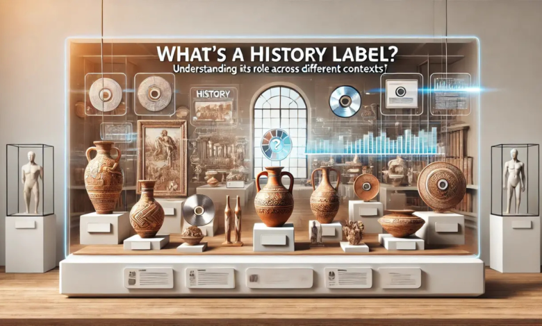 what's a history label