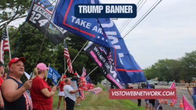 trump banner